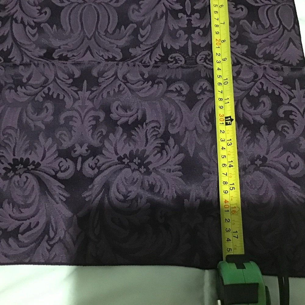 Purple Damask‎ Table Runner & Placemats Set of 4 Elegant Baroque Tapestry